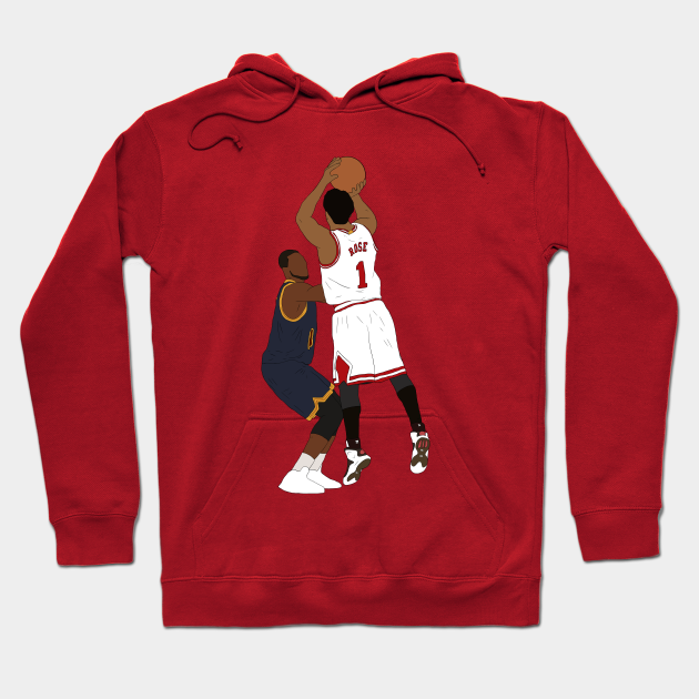 derrick rose red hoodie